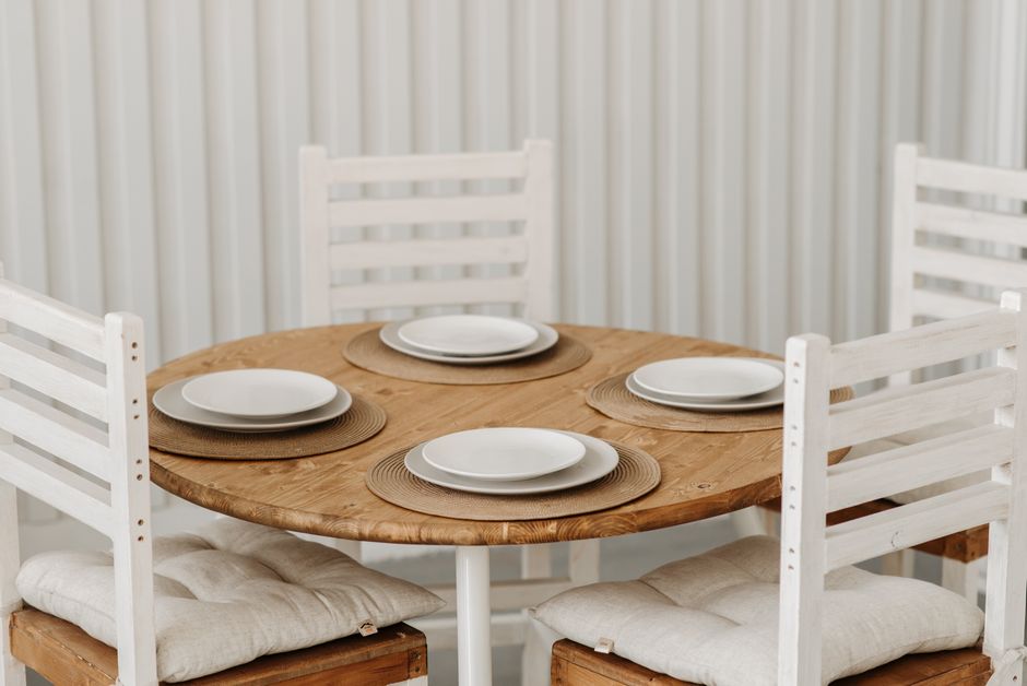 Custom wooden dining table